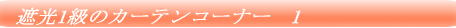 �q�������ɃI�X�X���́@�J�[�e���R�[�i�[�@1 